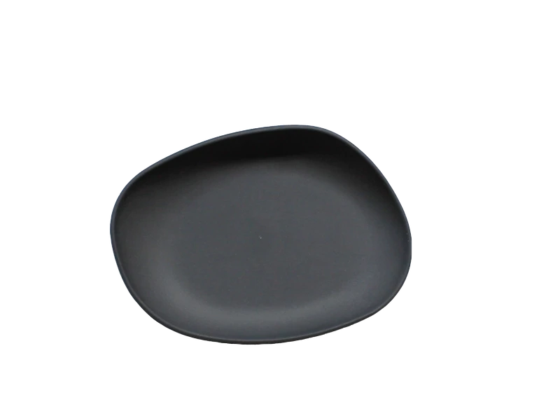 Cookplay - Piatto fondo nero opaco 14 cm Yayoi