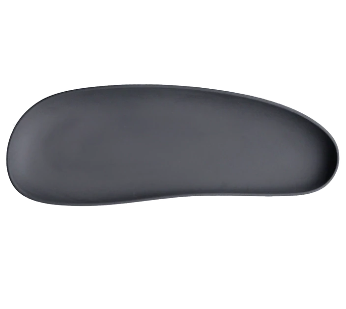 Cookplay - Piatto fondo lungo nero opaco 33,5 x 12 cm Yayoi