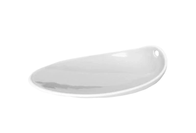 Cookplay - Piattino opaco bianco 14 x 11 cm Jomon