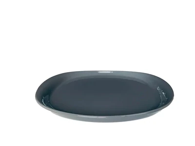 Cookplay - Piatto lucido grigio scuro 25 cm Naoto