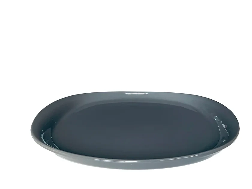 Cookplay - Glänzende dunkelgraue Platte 29 cm Naoto