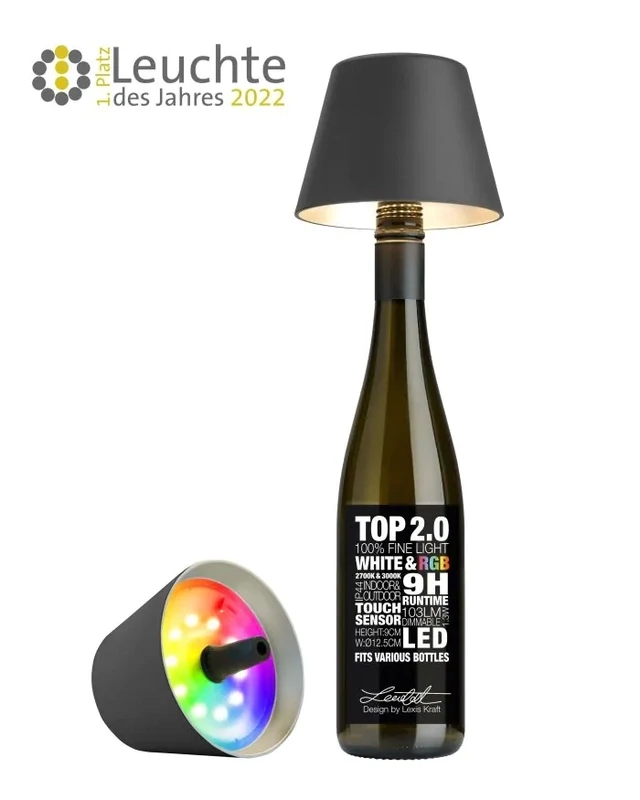 Lampada da tavolo Top 2.0 Led Antracite - Sompex