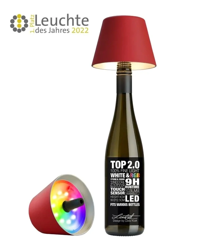 Lampada da tavolo Top 2.0 Led Rossa - Sompex