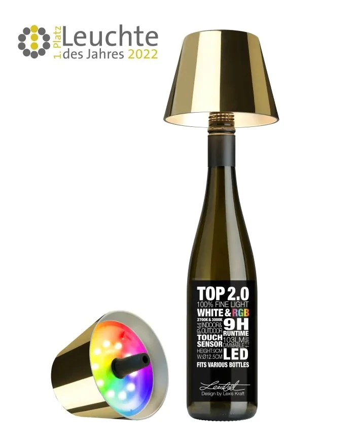 Tischlampe Top 2.0 Led Gold - Sompex