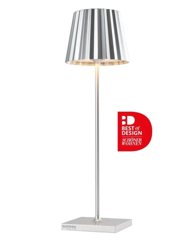 Lampada da tavolo Troll 2.0 Led Argento - Sompex