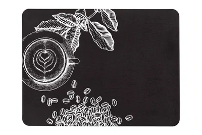 Tovaglietta con Stampa 33x45 cm Nero - Tirolix