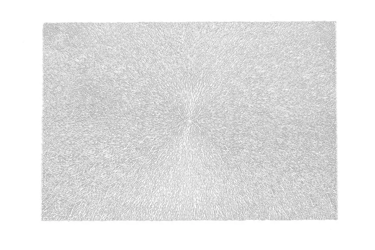 Tischset Glitter 45x30 cm Silber - Tirolix
