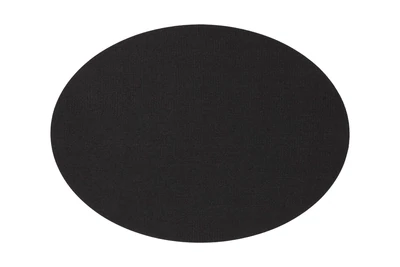 Tovagliette Ovale Testurizzate 33x45 cm Nero - Tirolix