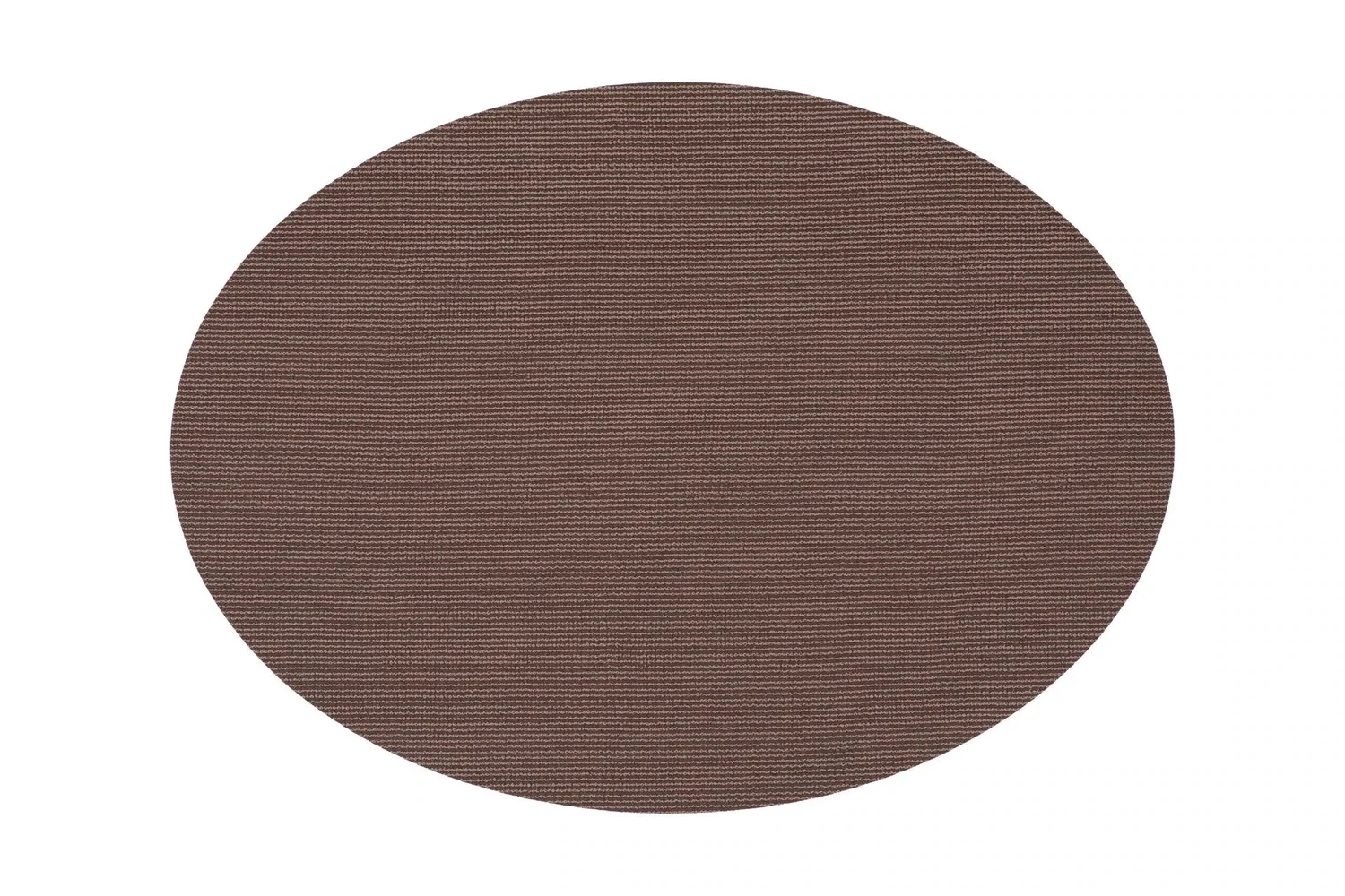 Tovagliette Ovale Testurizzate 33x45 cm Marrone - Tirolix