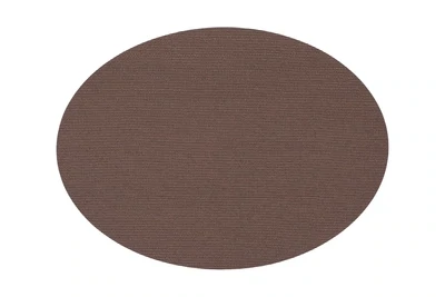 Tovagliette Ovale Testurizzate 33x45 cm Marrone - Tirolix
