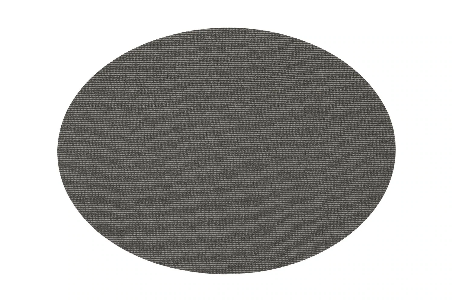 Tovagliette Ovale Testurizzate 33x45 cm Grigio - Tirolix