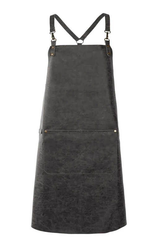 Grembiule ecopelle 64 x 85 cm Nero - Tirolix