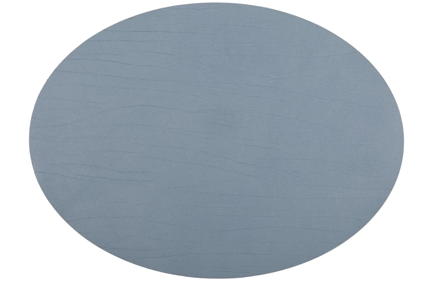 Ovales Tischset Recyceltes Leder 33x45 cm Blau - Tirolix
