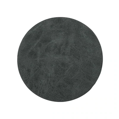 Sottobicchieri Ecopelle 4 Pz. 9,5 cm Nero - Tirolix