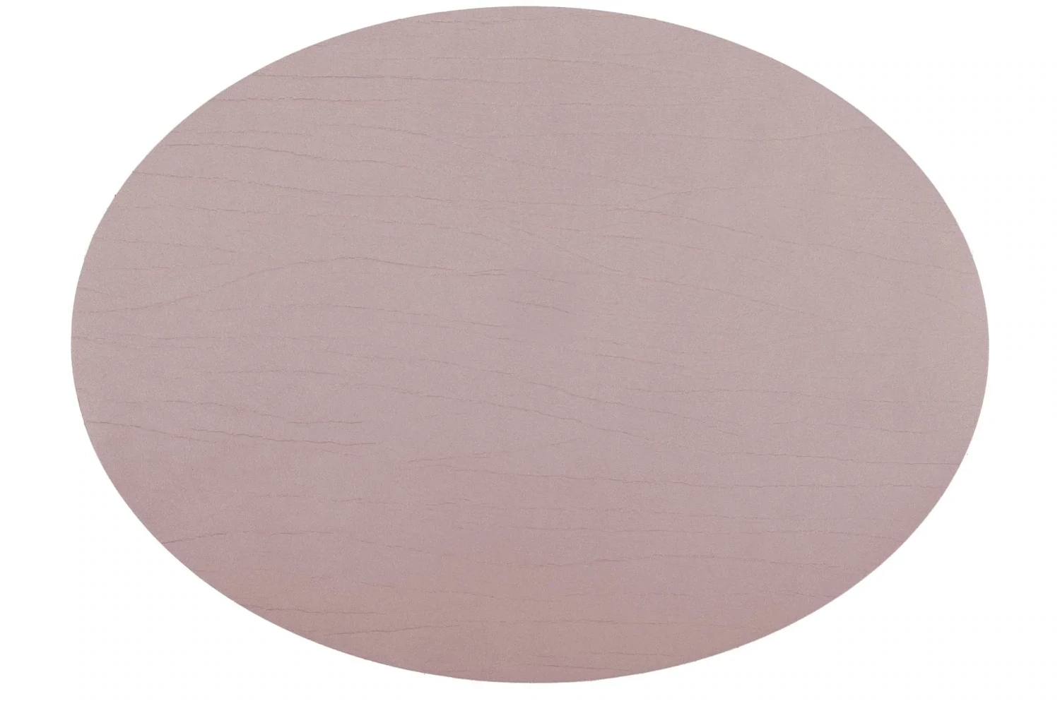Tovaglietta Ovale Pelle Riciclata 33x45 cm Rosa - Tirolix