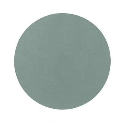 Recycelte Leder-Untersetzer 4 Stk. 10 cm Grün - Tirolix