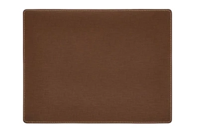 Tovaglietta Bordi Ricamati 32x42 cm Marrone - Tirolix