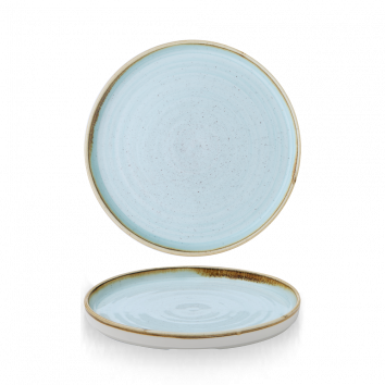 ​Churchill ​- Piatto con bordi verticali 21 cm Duck Egg Blue