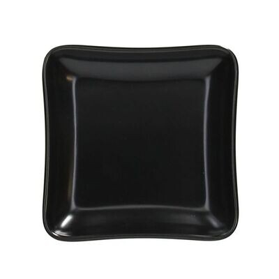 Tognana - Piattino quadrato 10 x 10 cm Black Show Plate Finger Food