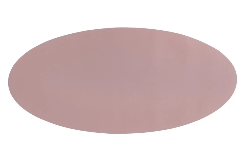 Tovaglietta Ovale Ecopelle 33x70 cm Malva - Tirolix