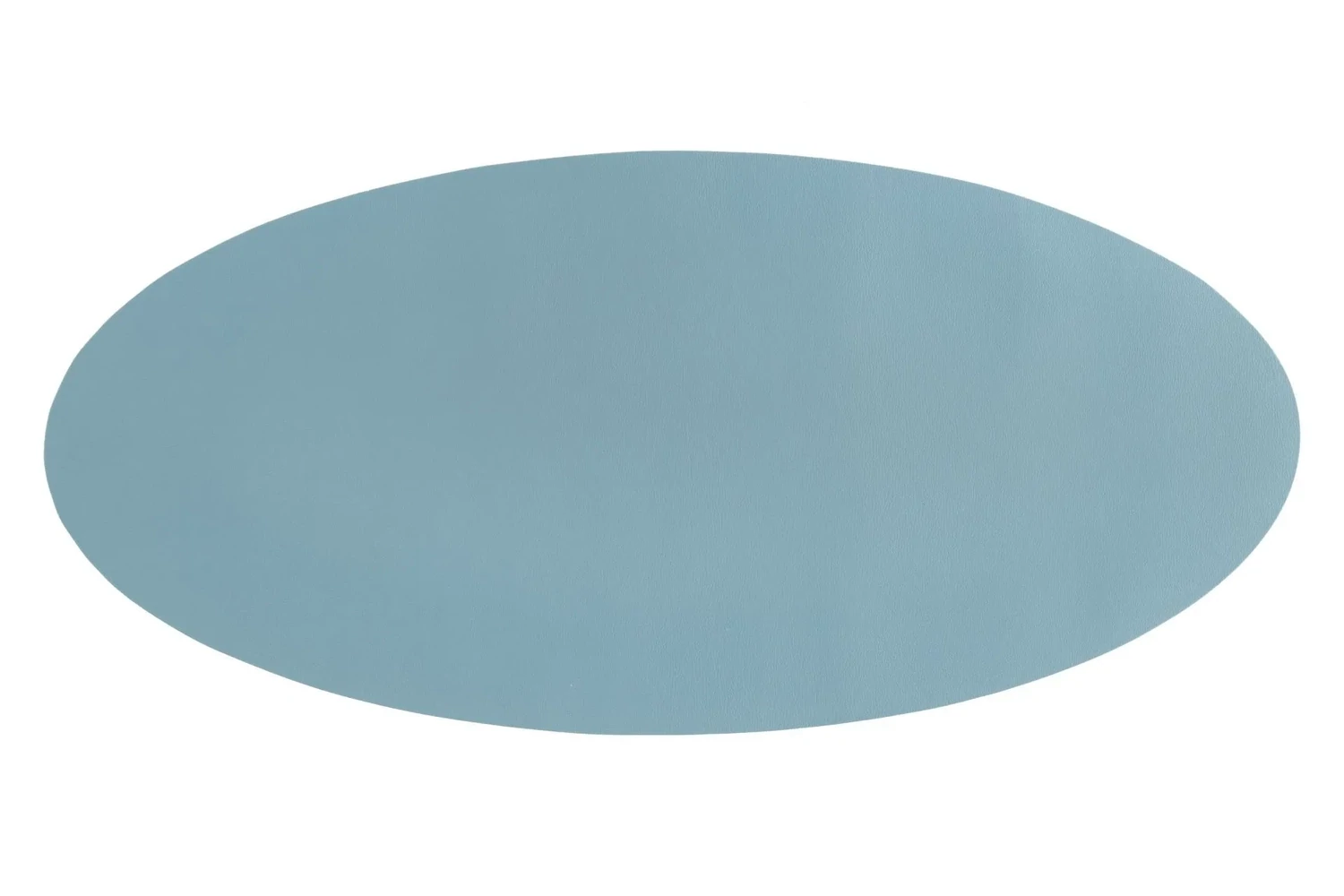 Tovaglietta Ovale Ecopelle 33x70 cm Blu Chiaro - Tirolix