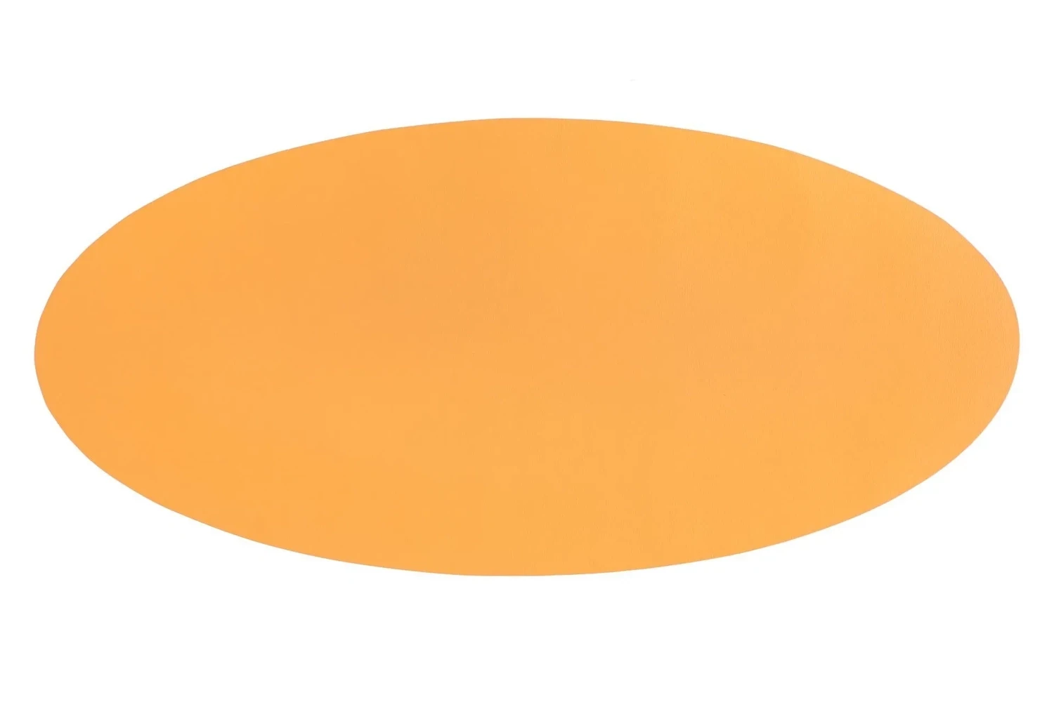 Ovales Tischset Ecoleder 33x70 cm Gelb - Tirolix
