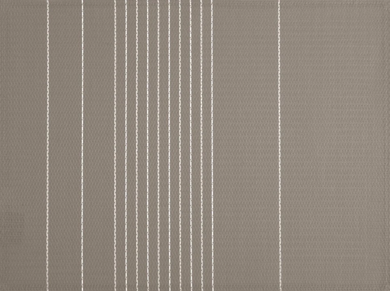Tovaglietta Piccole Righe 33x45 cm Taupe - Tirolix