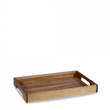 ​Churchill - Vassoio con manici 39,7 x 25,8 cm Buffetscape Wood​