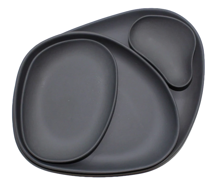 Cookplay - Set 4 piatti neri opachi Yayoi