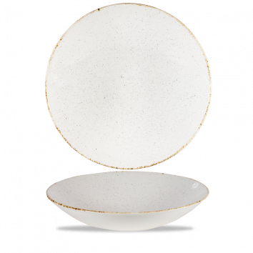 Churchill - Piatto fondo Barley White 38,5 x 8,8 cm Buffet ceramic servingware