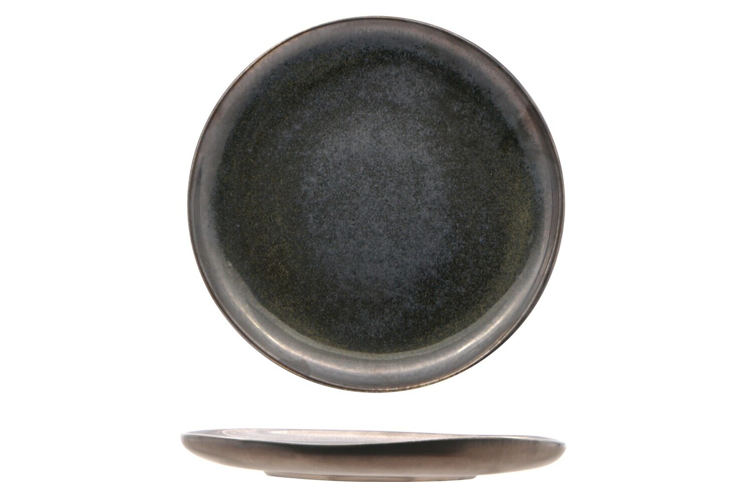 Feng - Flacher Teller 20,3 cm Oxide