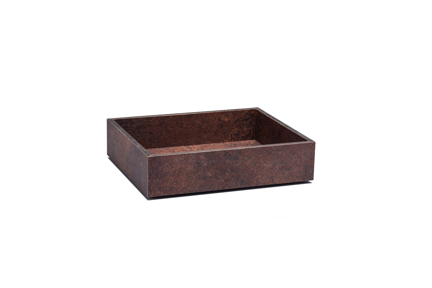 Yegam - Cassetta in finitura ruggine GN 1/2 h 7,5 cm T-Collection