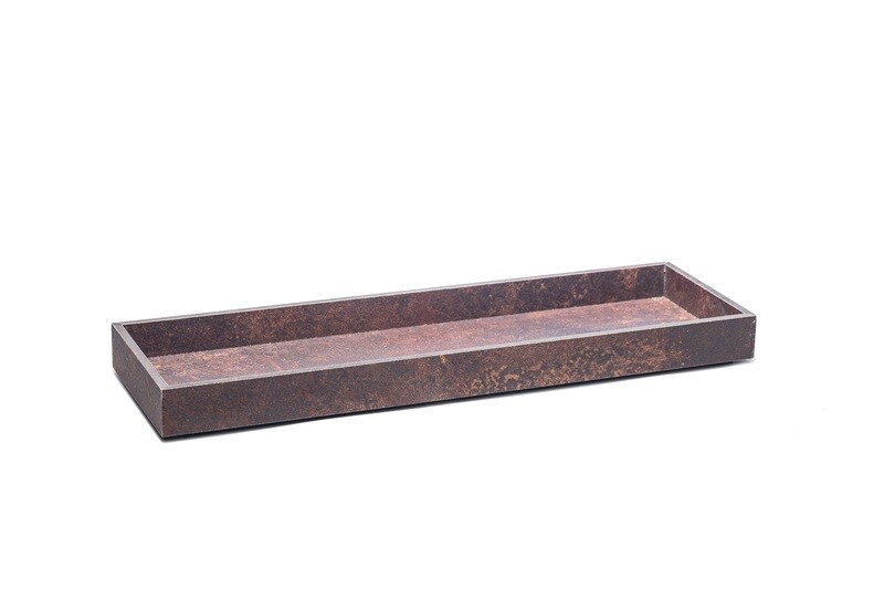 Yegam - Cassetta in finitura ruggine GN 2/4 h 4 cm T-Collection