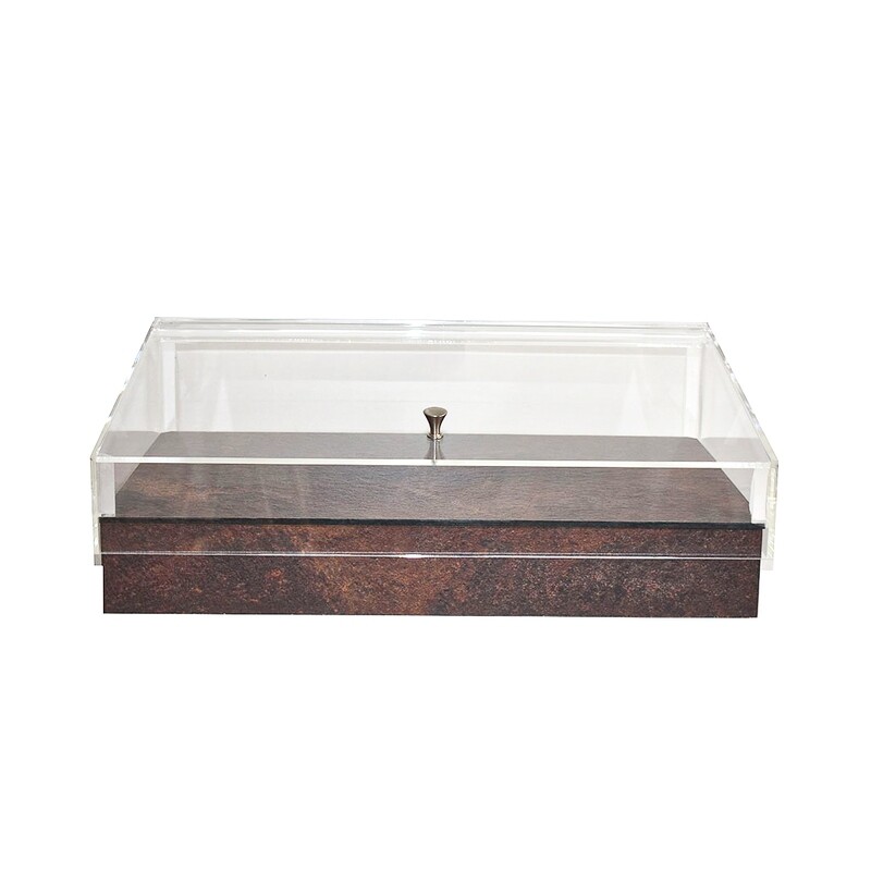 Yegam - Espositore refrigerato con pianetto in ruggine GN 1/1 T-Collection