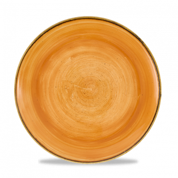Churchill - Teller flach 26 cm Tangerine Stonecast