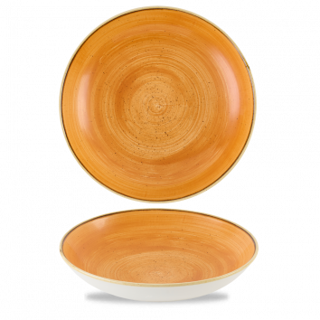 Churchill - Piatto fondo 24,8 cm Tangerine Stonecast