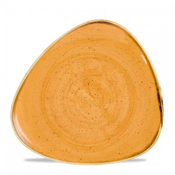 Churchill - Teller dreieckig 22,9 cm Tangerine Stonecast