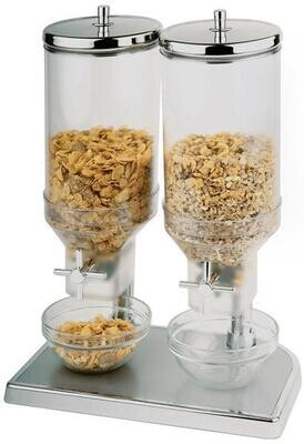 APS - Dispenser per Cereali doppio "Fresh & Easy" 9L