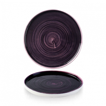 Churchill - Piatto con bordo verticale 21 cm Patina Deep Purple