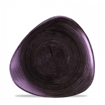 Churchill - Piatto triangolare 22,9 cm Patina Deep Purple Stonecast