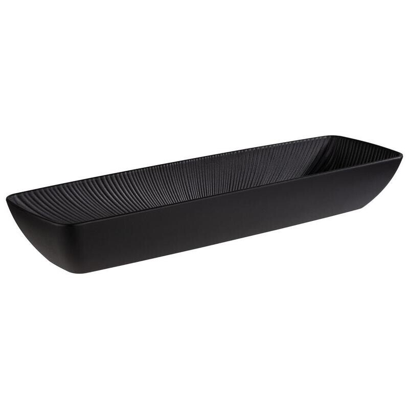 APS - Ciotola GN 2/4 &quot;Nero&quot; 16,2 x 53 cm