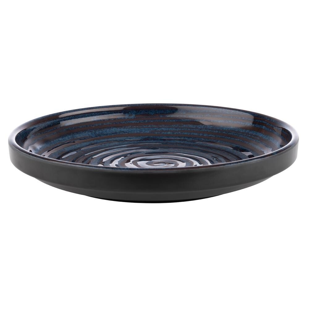 APS - Plate &quot;Loops&quot; 23 cm Blue, Grey