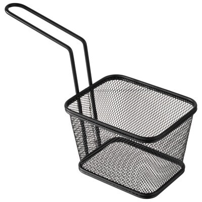 APS - Cestino per frittura &quot;Snackholder&quot; 10,5 x 13 cm Nero