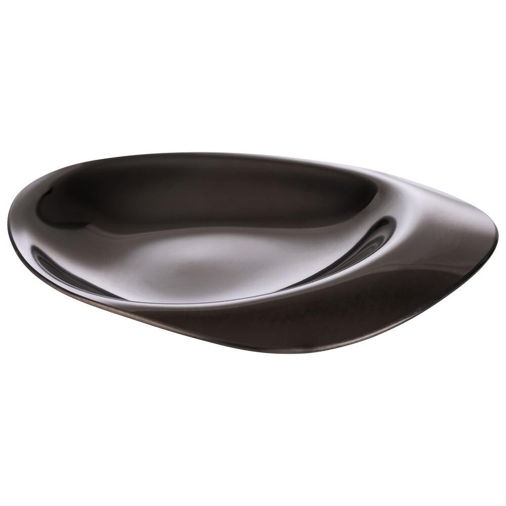 APS - Piattino 4 pz &quot;Pebbles&quot; 8 x 8,5 cm Nero