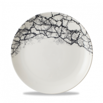 Churchill - Teller flach 21,7 cm Kintsugi Accents Quartz Black Studio Prints