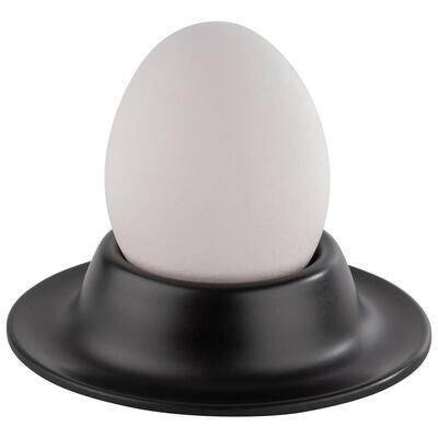 APS - Set 4 portauovo &quot;Eggy&quot; 8,5 cm Nero