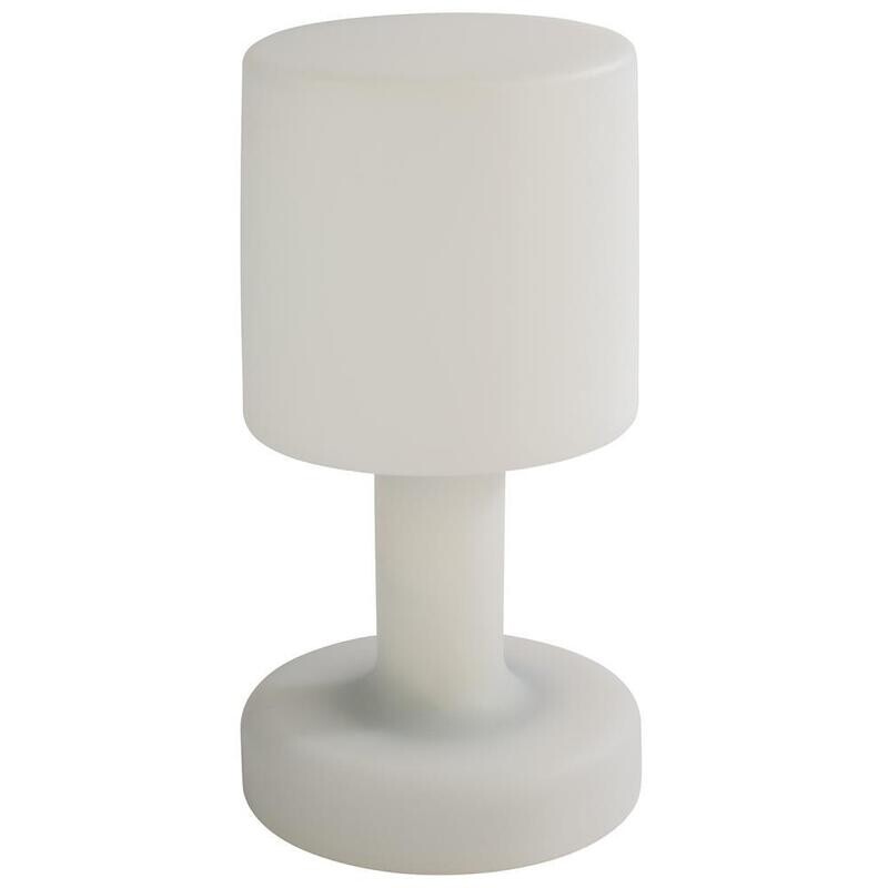 APS - Lampada da tavolo &quot;Finn&quot; 25 x 13 cm Bianco