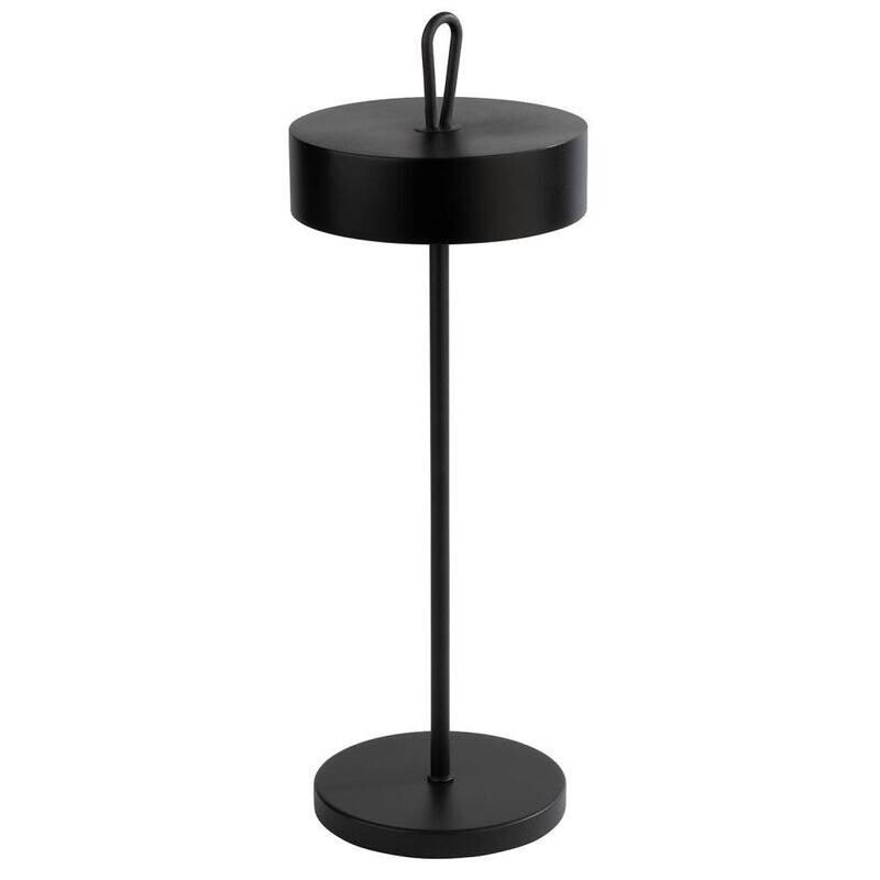 APS - Lampada da tavolo &quot;Cleo&quot; 30,5 x 11 cm Nero