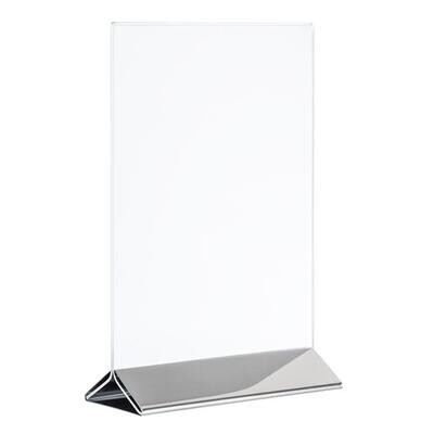 APS - Kartenhalter 7 x 15 cm Silber