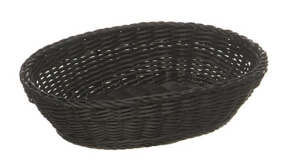 APS - Cesto ovale &quot;Profi Line&quot; 18 x 25 cm Nero